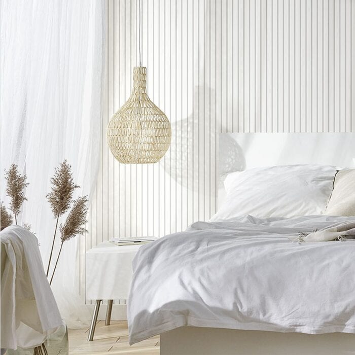 3D Πάνελ τοίχου Linerio M-Line White 2650 x 122 x 12mm - Image 2