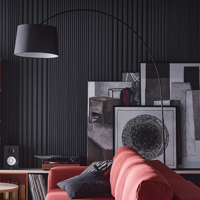 3D Πάνελ τοίχου Linerio S-Line Anthracite 2650 x 122 x 12mm - Image 5