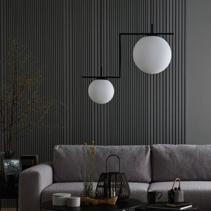 3D Πάνελ τοίχου Linerio S-Line Grey 2650 x 122 x 12mm