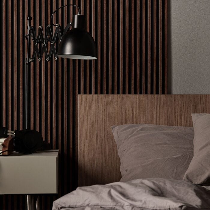 3D Πάνελ τοίχου Linerio S-Line Mocca 2650 x 122 x 12mm - Image 2