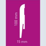 Σοβατεπί MDF PAINT-IT MP1004, 2420 x 100 x 15mm - Image 2