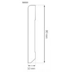 Σοβατεπί Πολυμερές ARBITON STIQ ST810 White, 2200 x 80 x 15mm - Image 2