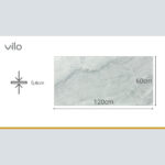 Πλακάκια Μπάνιου SPC VILO Ash Grey, 600 x 1200 x 4mm - Image 3