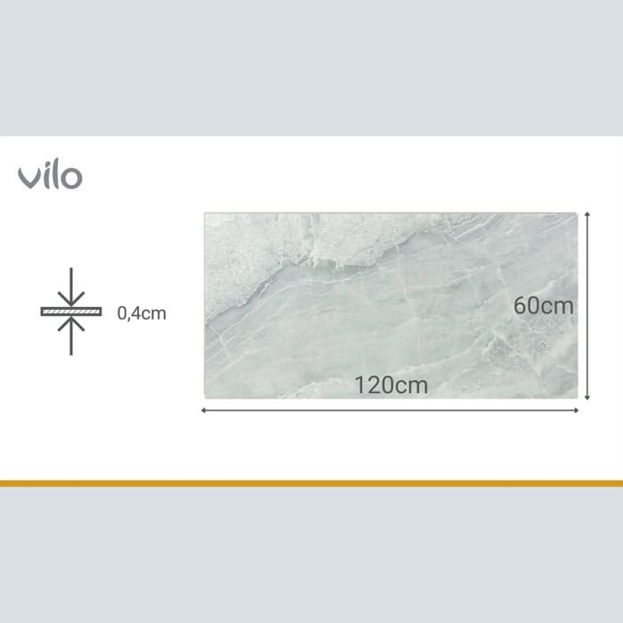 Πλακάκια Μπάνιου SPC VILO Ash Grey, 600 x 1200 x 4mm - Image 3