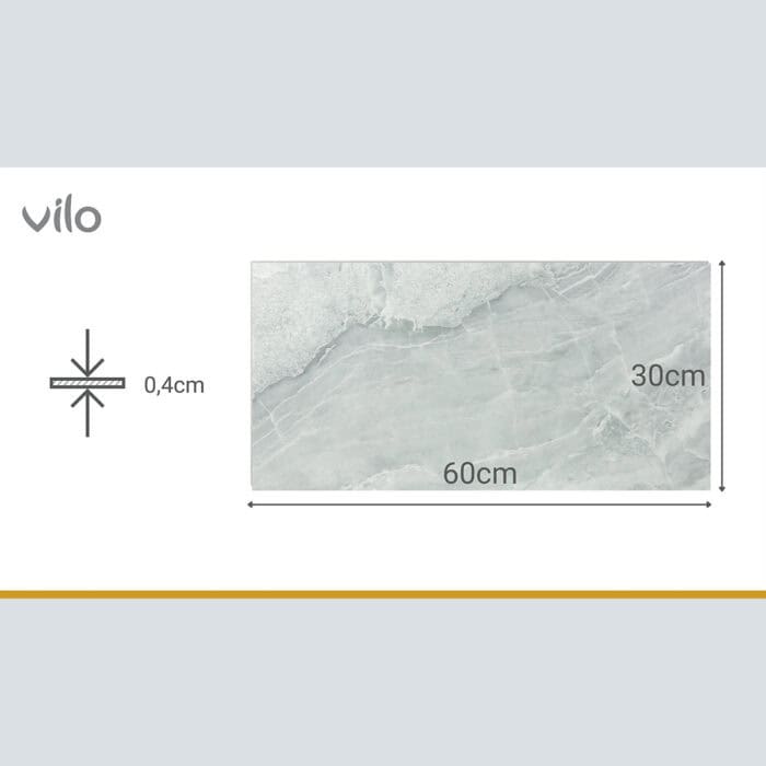Πλακάκια Μπάνιου SPC VILO Ash Grey, 300 x 600 x 4mm - Image 5
