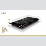 Πλακάκια Μπάνιου SPC VILO Calacatta Black, 300 x 600 x 4mm - Image 5