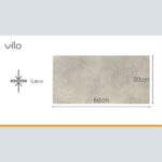 Πλακάκια Μπάνιου SPC VILO Concrete Beige, 300 x 600 x 4mm - Image 3