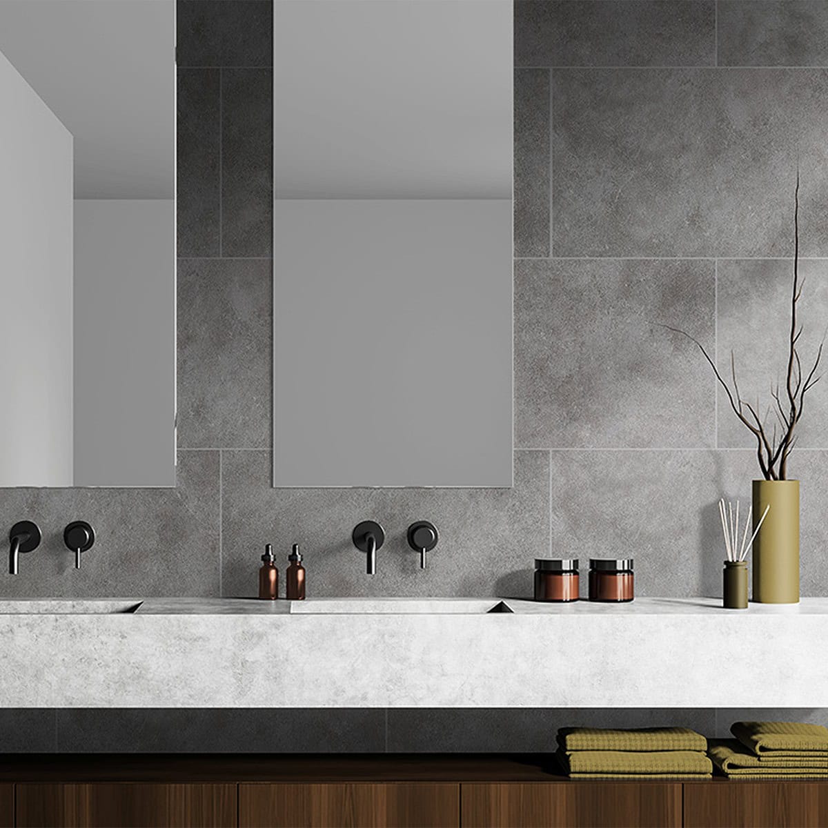 Πλακίδια Μπάνιου RCB DUMAWALL Concrete beton