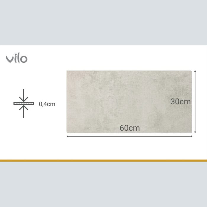 Πλακάκια Μπάνιου SPC VILO Concrete Dust, 300 x 600 x 4mm - Image 5