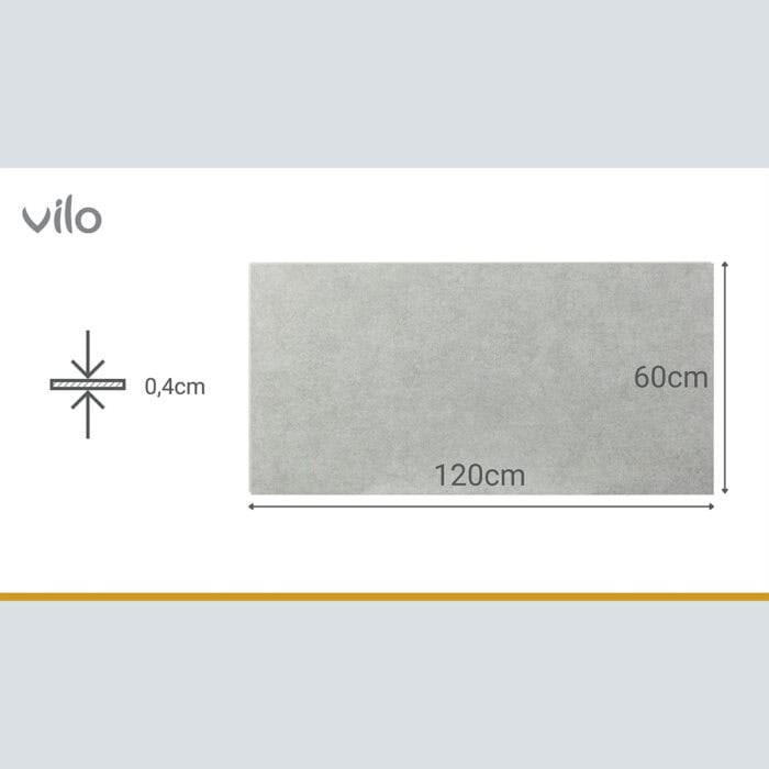 Πλακάκια Μπάνιου SPC VILO Concrete Light, 600 x 1200 x 4mm - Image 5