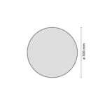 Ροζέτα Οροφής HOMESTAR DIANA από Φελιζόλ/Πολυστερίνη 30cm - Image 2