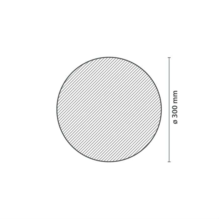 Ροζέτα Οροφής HOMESTAR DIANA από Φελιζόλ/Πολυστερίνη 30cm - Image 2