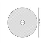 Ροζέτα Οροφής HOMESTAR FLORA από Φελιζόλ/Πολυστερίνη 52cm - Image 2