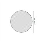 Ροζέτα Οροφής HOMESTAR ROSA από Φελιζόλ/Πολυστερίνη 37cm - Image 2