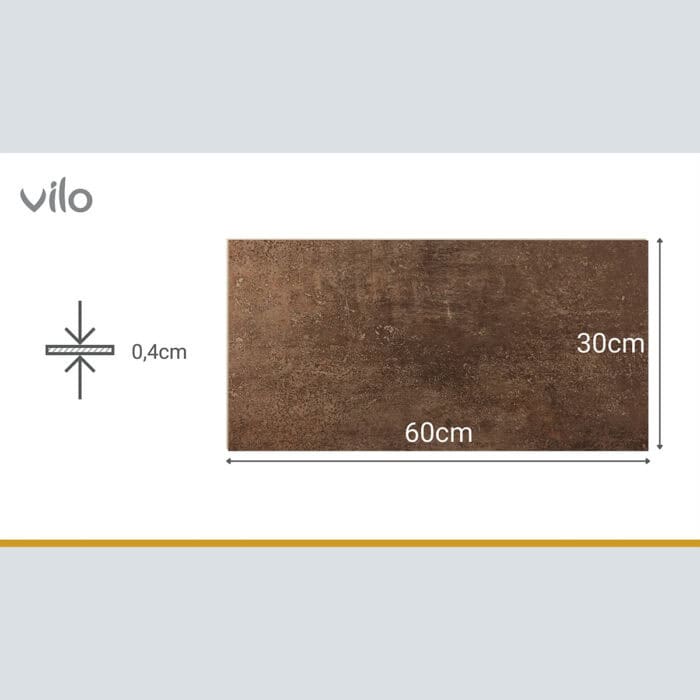 Πλακάκια Μπάνιου SPC VILO Rusty, 300 x 600 x 4mm - Image 4