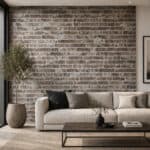 3D PVC Πάνελ 0210 Slate Brown, 1030 x 496mm - Image 2