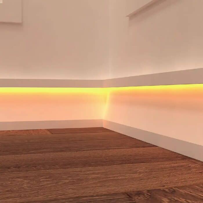 Σοβατεπί με Κρυφό Φωτισμό LED ASL-02, 2000 x 115 x 21mm - Image 4