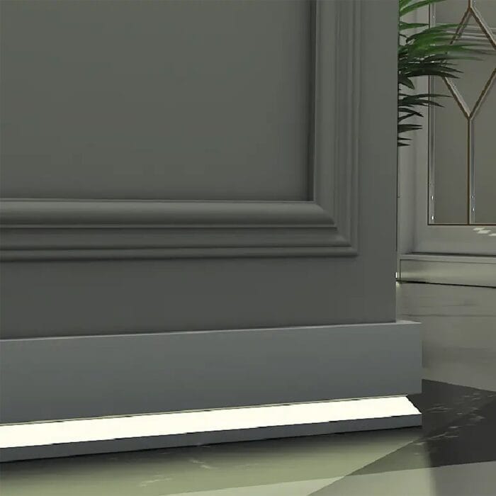 Σοβατεπί με Κρυφό Φωτισμό LED ASL-02, 2000 x 115 x 21mm - Image 6