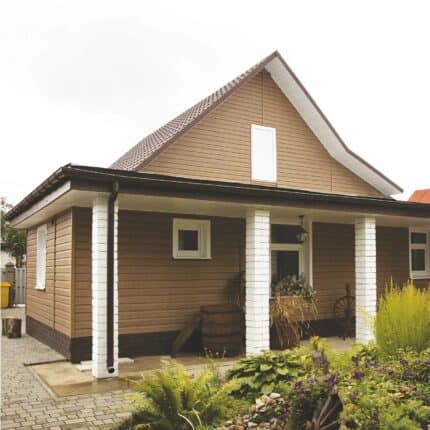 Εξωτερική Επένδυση Τοίχου PVC Siding U-Plast Natural cedar