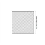 Ροζέτα Οροφής HOMESTAR HEIKE από Φελιζόλ/Πολυστερίνη 320 x 320mm - Image 2