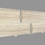 Εξωτερική Επένδυση Τοίχου PVC Siding U-Plast Light larch 2000 x 250 x 2mm - Image 6