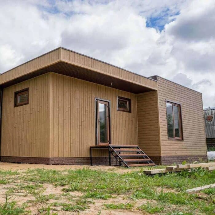 Εξωτερική Επένδυση Τοίχου PVC Siding U-Plast Honey larch 2000 x 250 x 2mm - Image 5