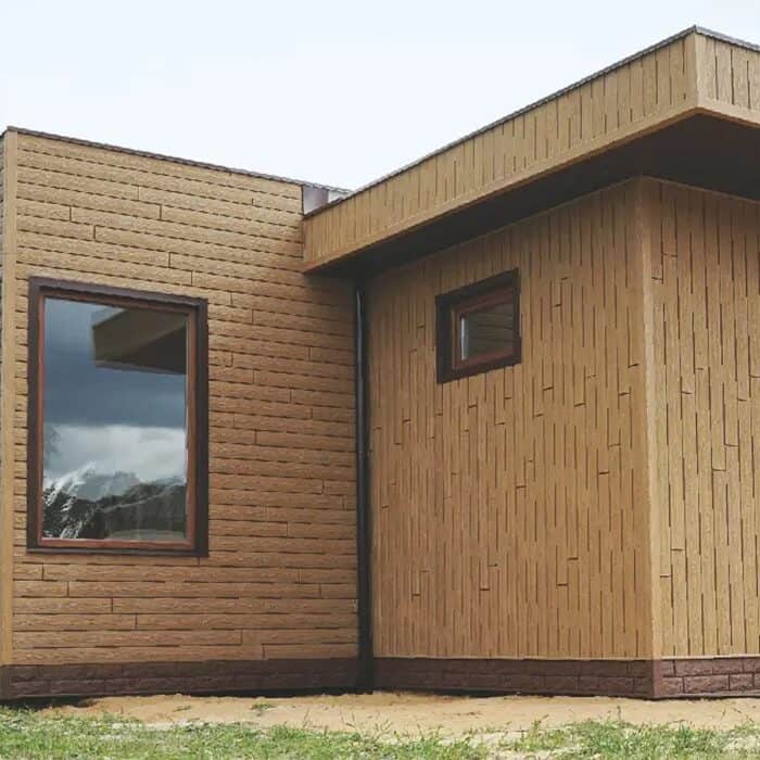 Εξωτερική Επένδυση Τοίχου PVC Siding U-Plast Honey larch 2000 x 250 x 2mm - Image 4