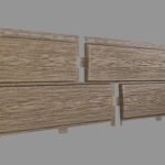 Εξωτερική Επένδυση Τοίχου PVC Siding U-Plast Honey larch 2000 x 250 x 2mm - Image 6
