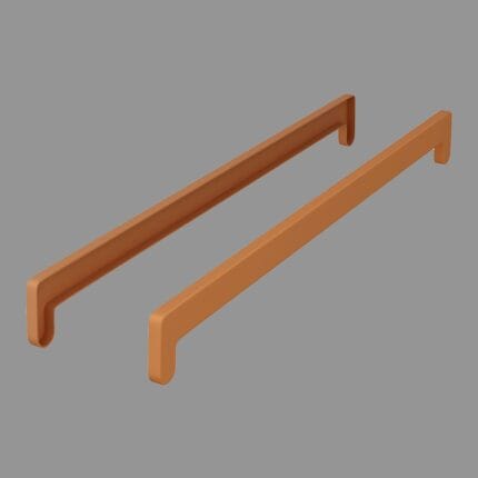 Δεξιά και Αριστερή τάπα για PVC ποδιές παραθύρων - περβάζια, VILO Χρυσός Δρυς