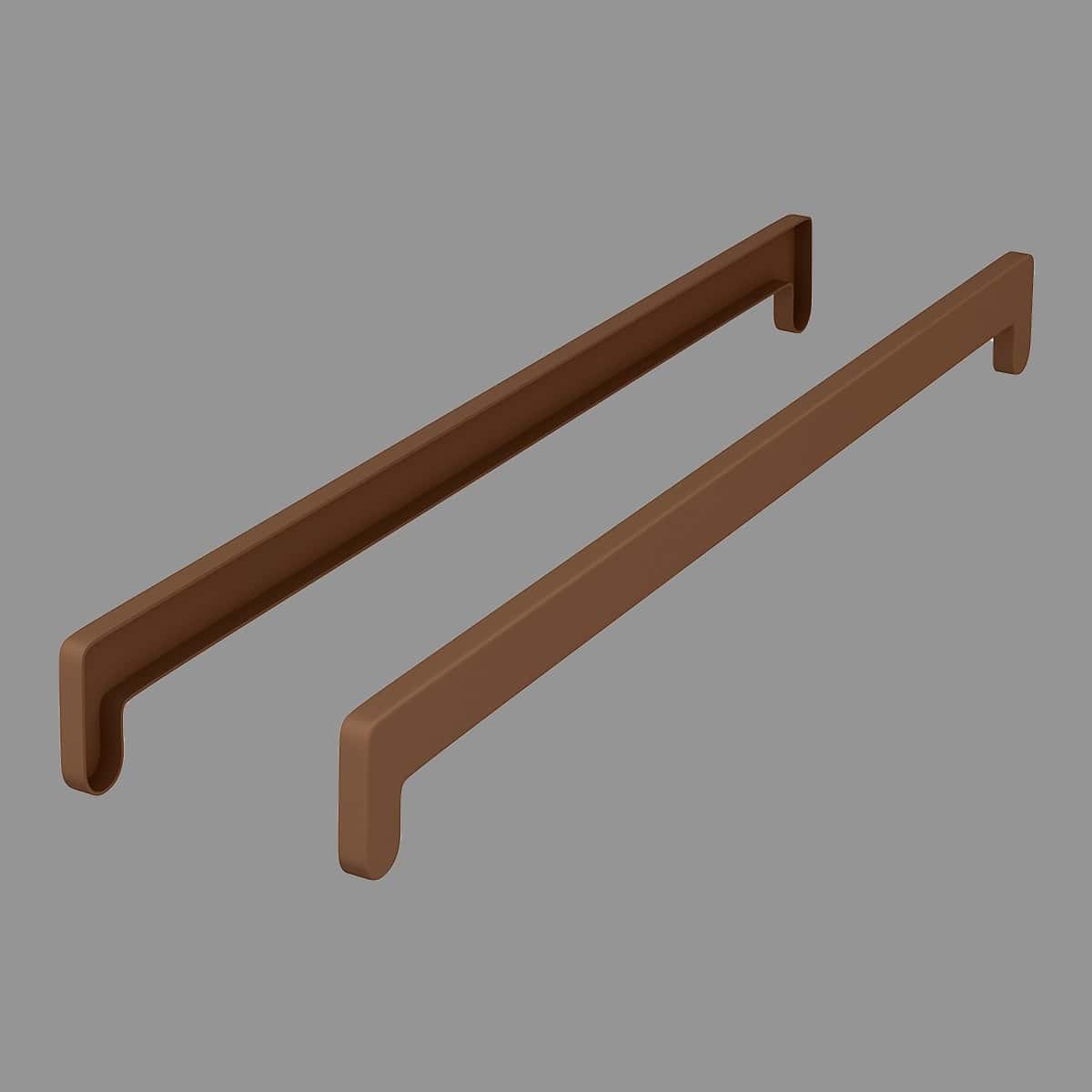 Δεξιά και Αριστερή τάπα για PVC ποδιές παραθύρων - περβάζια, VILO Καρυδιά