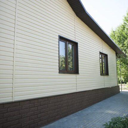 Εξωτερική Επένδυση Τοίχου PVC Siding U-Plast Vanilla