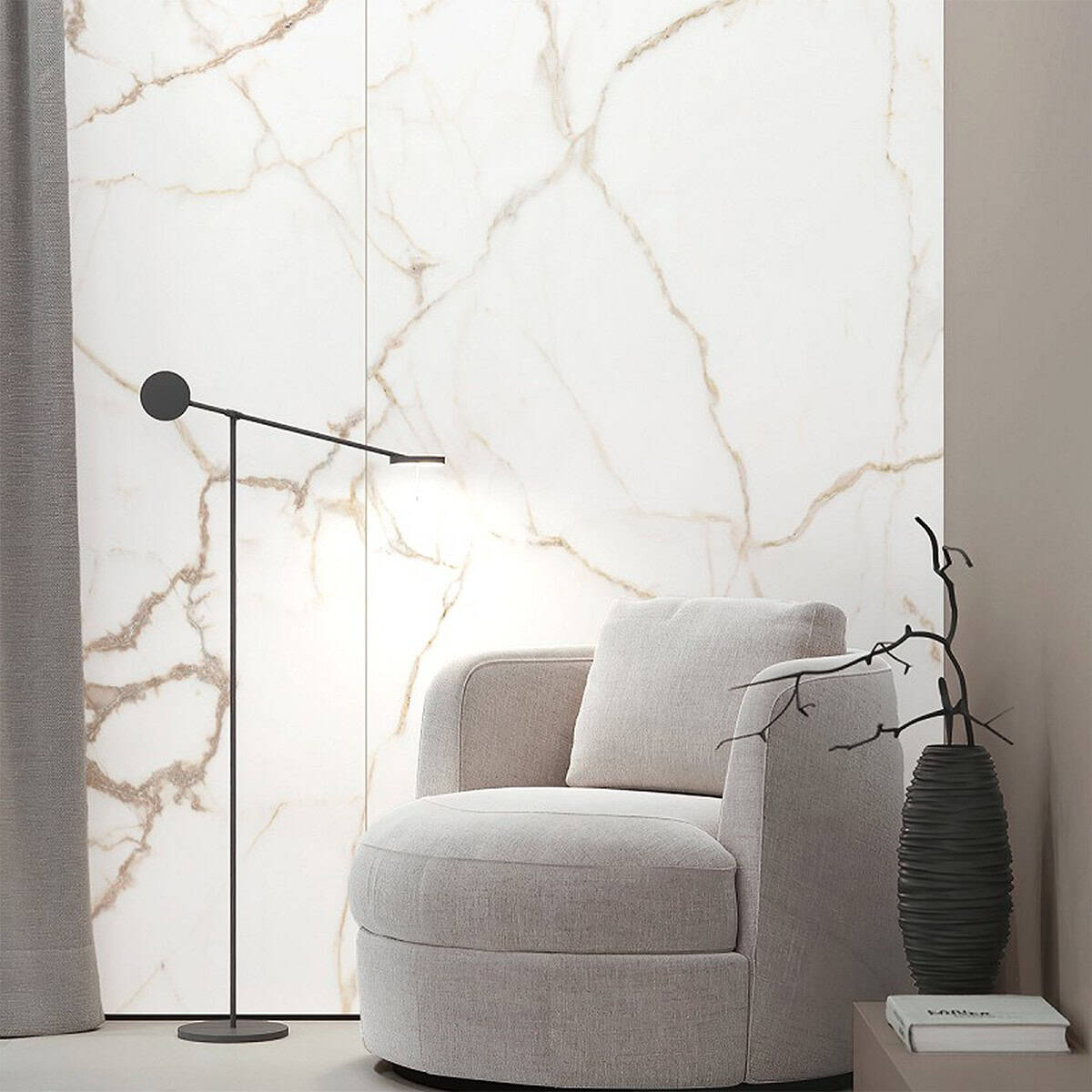 Πάνελ Τοίχου SPC ROCKO R192 Bianco Gold 2800 x 1230 x 4mm