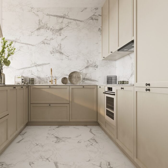 Βινυλικό Δάπεδο SPC VILO Calacatta Snow, 600 x 600 x 5.5mm 33/AC5 - Image 3