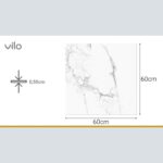 Βινυλικό Δάπεδο SPC VILO Calacatta Snow, 600 x 600 x 5.5mm 33/AC5 - Image 4