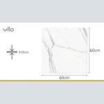Βινυλικό Δάπεδο SPC VILO Calacatta White, 600 x 600 x 5.5mm 33/AC5 - Image 4