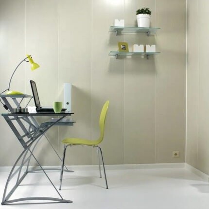 Πλαστική Επένδυση Ραμποτέ PVC Dumapan Linen efect 2600 x 250 x 10mm