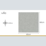Βινυλικό Δάπεδο SPC VILO Concrete Light, 600 x 600 x 5.5mm 33/AC5 - Image 4
