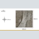 Βινυλικό Δάπεδο SPC VILO Marble Skin, 600 x 600 x 5.5mm 33/AC5 - Image 4