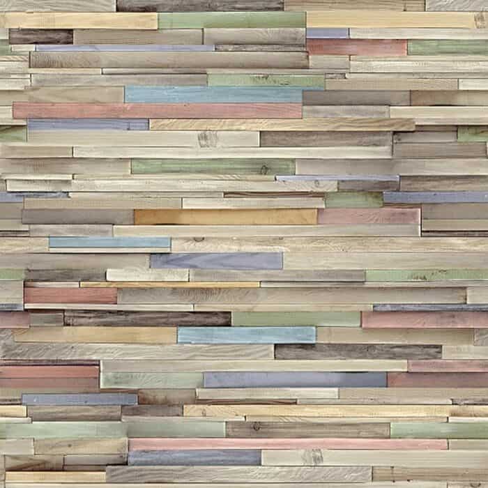 Πλαστική Επένδυση Ραμποτέ PVC VILO Colour Wood, 2650 x 250 x 8mm - Image 2