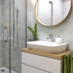 Πλαστική Επένδυση Ραμποτέ PVC VILO Concrete Gris 2650 x 250 x 8mm