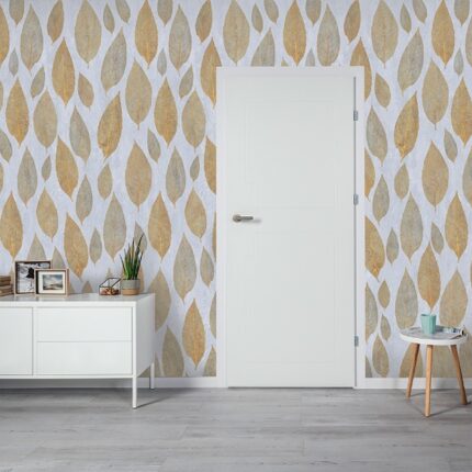 Πλαστική Επένδυση Ραμποτέ PVC VILO Gold Magnolia 2650 x 250 x 8mm