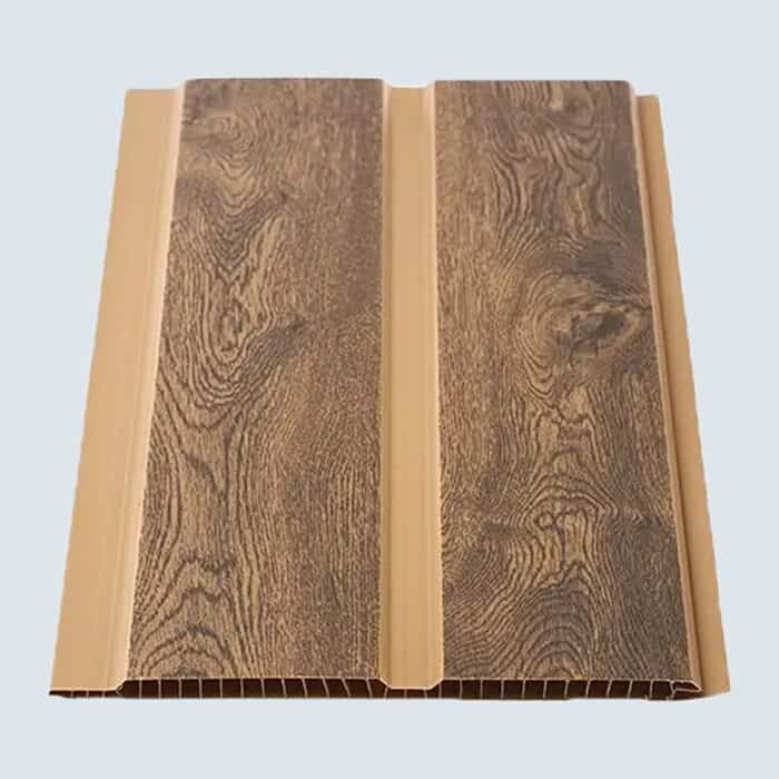 Πλαστική Επένδυση Ραμποτέ PVC DECOLINE Golden oak με αρμό, 3000 x 200 x 8mm - Image 4