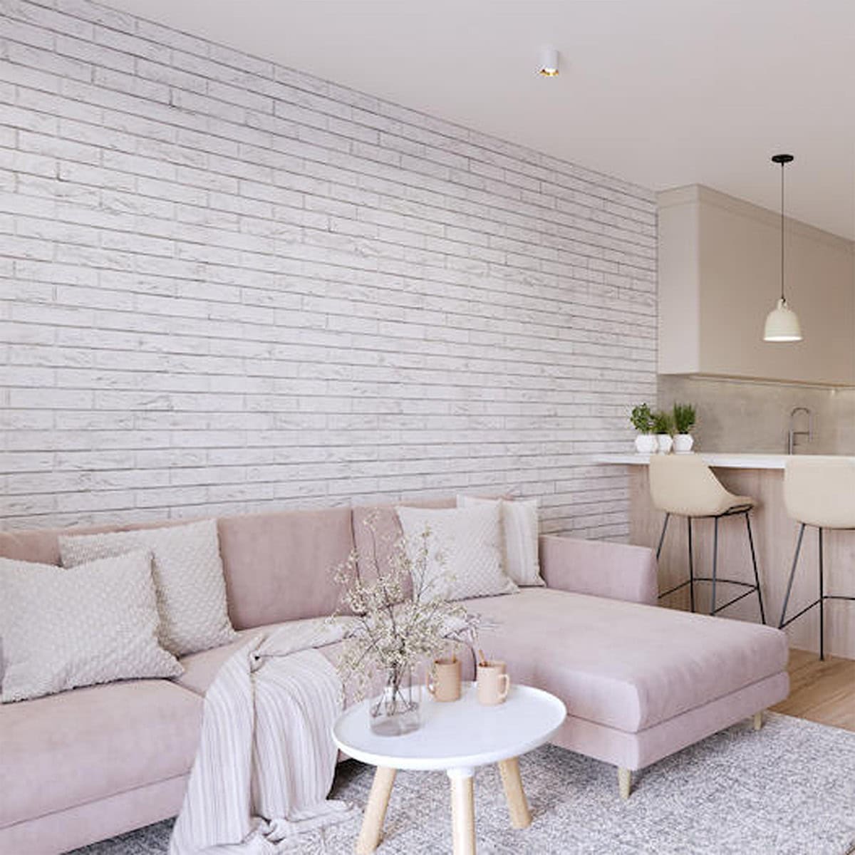 Πλαστική Επένδυση Ραμποτέ PVC VILO Loft Brick 2650 x 250 x 8mm