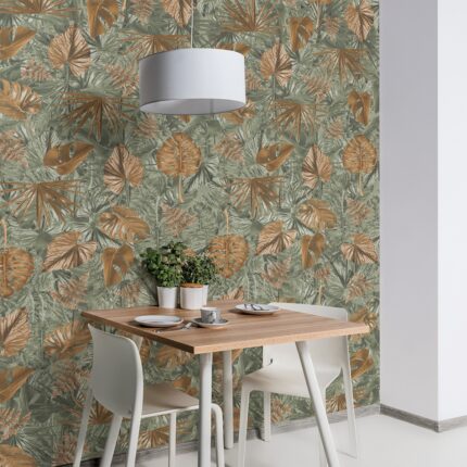 Πλαστική Επένδυση Ραμποτέ PVC VILO Monstera 2650 x 250 x 8mm