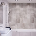 Πλαστική Επένδυση Ραμποτέ PVC VILO Piedra Pastello, 2650 x 250 x 8mm