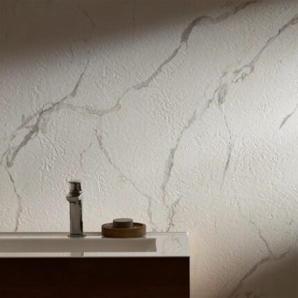 Πλακίδια Μπάνιου SPC ARBITON - Modee tiles Pietra Santa white, 600 x 1200 x 4mm