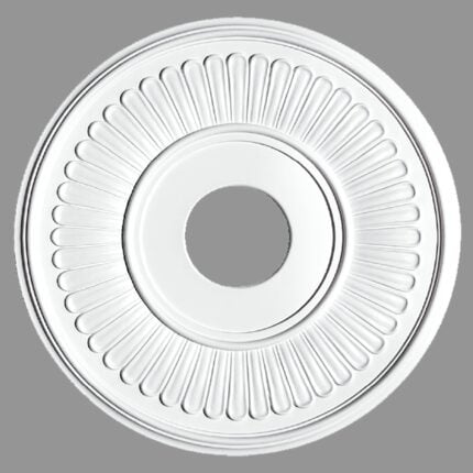 Ροζέτα Οροφής HOMESTAR SILVA από Φελιζόλ/Πολυστερίνη 37cm