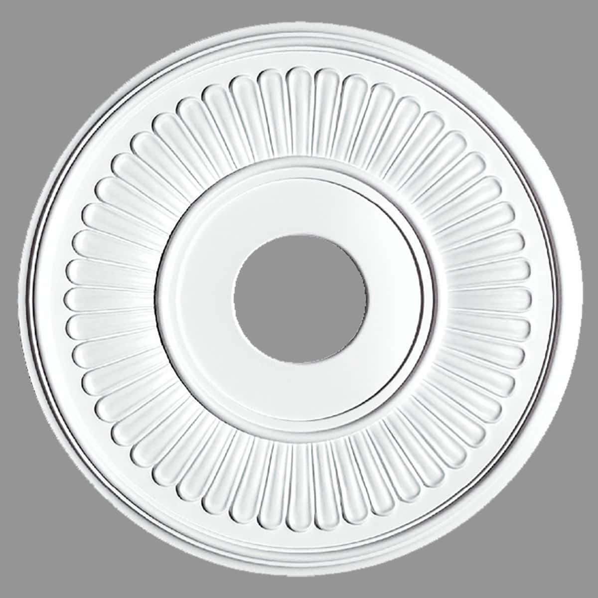 Ροζέτα Οροφής HOMESTAR SILVA από Φελιζόλ/Πολυστερίνη 37cm