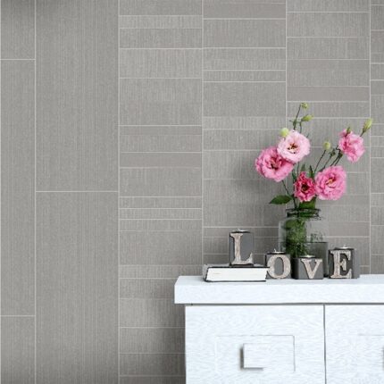 Πλαστική Επένδυση Ραμποτέ PVC VILO Silver D. 2650 x 250 x 8mm