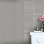 Πλαστική Επένδυση Ραμποτέ PVC VILO Silver Tiles 2650 x 250 x 8mm